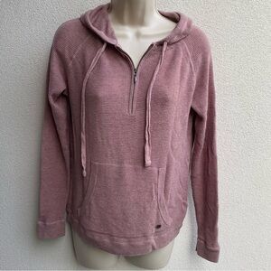 Prana Milani Hoodie Light Mauve Heather cotton wool
